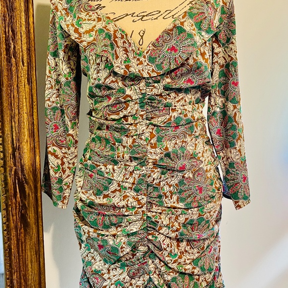 🦋NWT, VERONICA BEARD Lozano Silk Dress, Retail… - Picture 2 of 5
